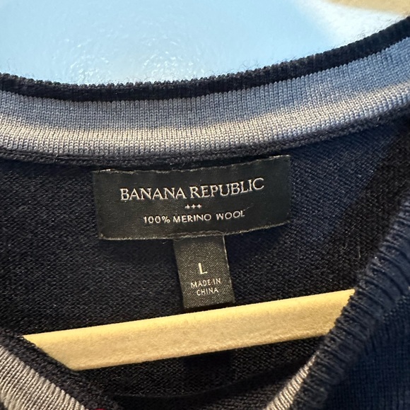 Banana Republic Unisex Navy Merino Wool Sweater - Picture 6 of 8